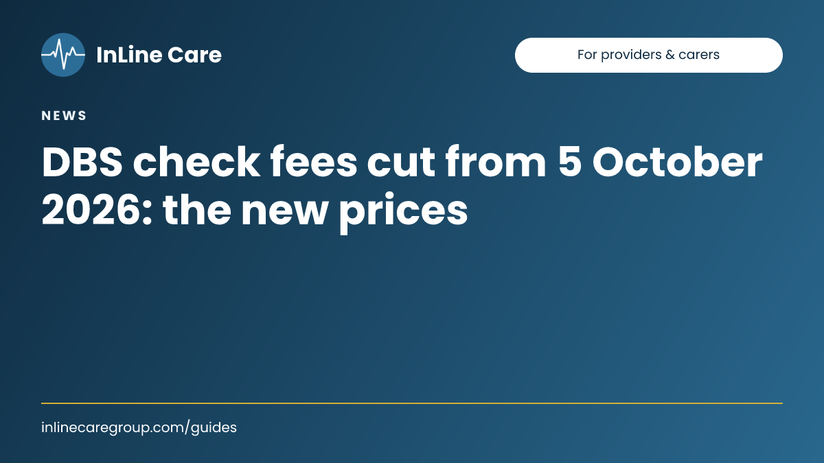 DBS check fees cut from 5 October 2026: the new prices